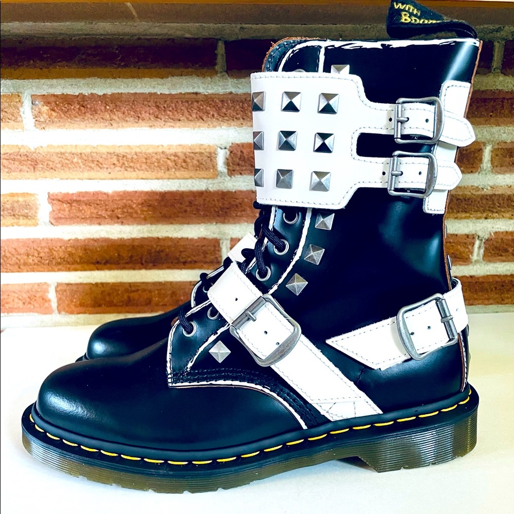 Dr Martens Joska Stud Boots studded strap combat